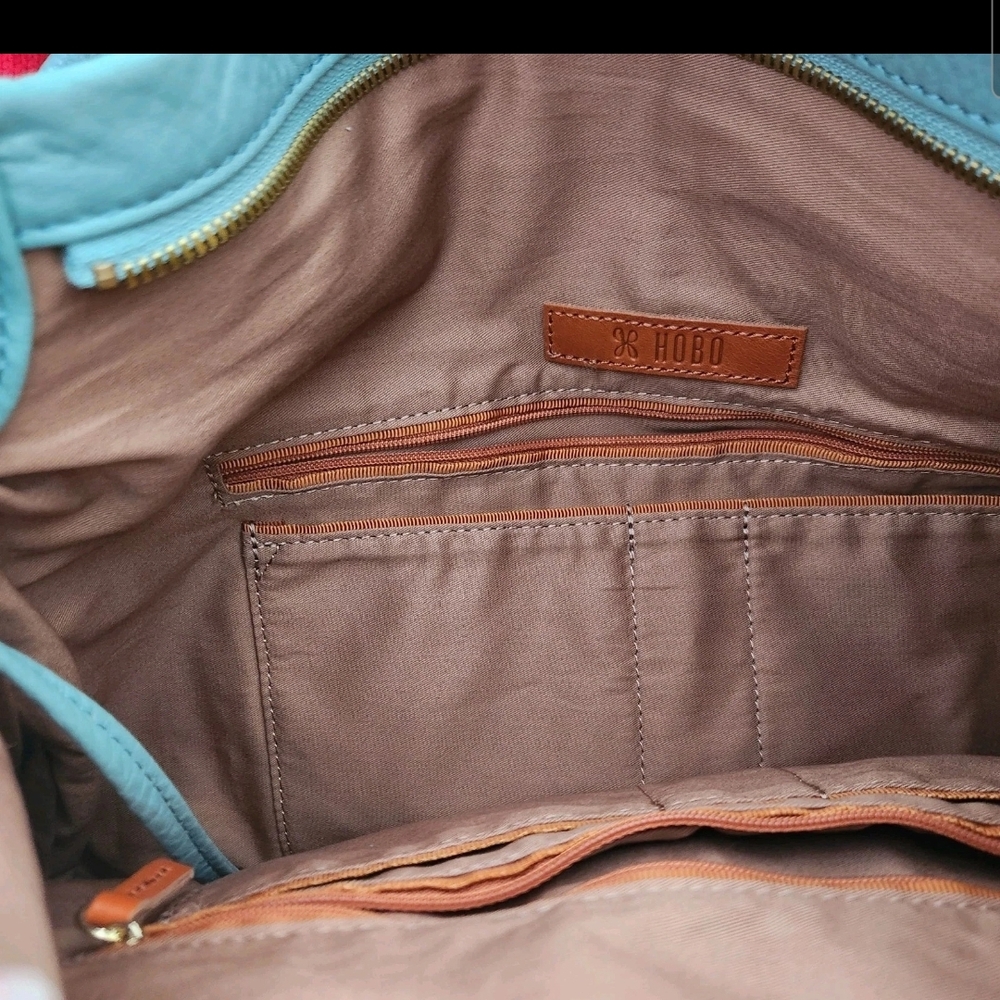 HOBO Fern Hobo Bag Purse Pale Green Pebble Leather New NWT - Picture 10 of 13